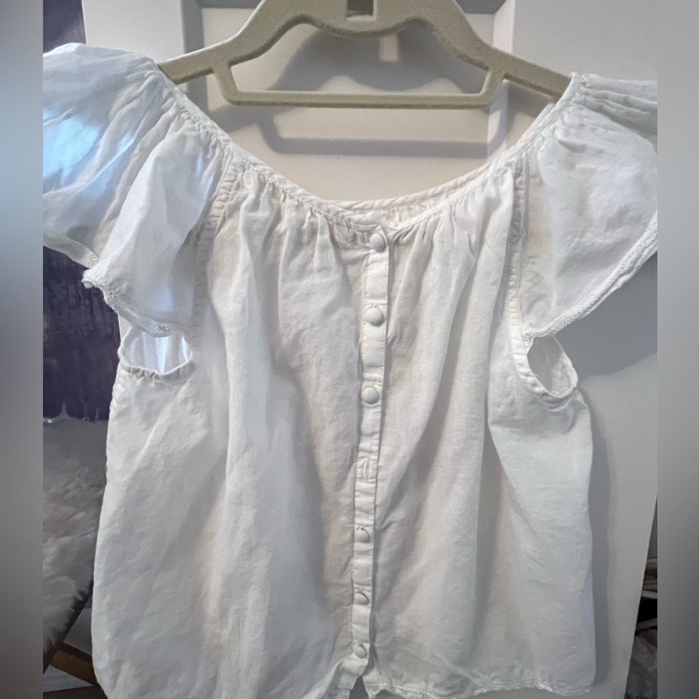 LoveShackFancy White Kids Tank Top - Picture 3 of 3